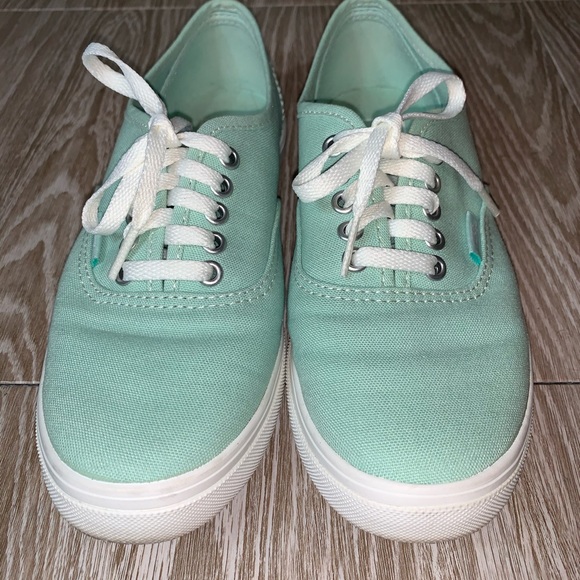 Vans mint green color women’s junior size 5.5 - Picture 2 of 8